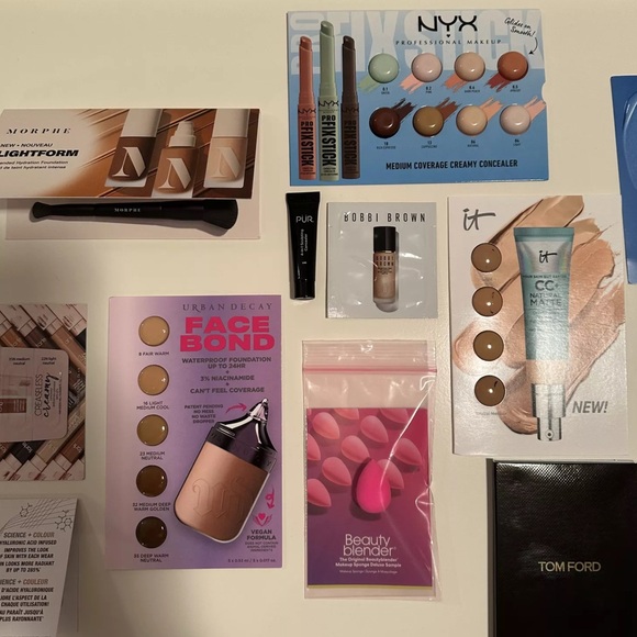 Lot of 23 Luxury Makeup Samples Sephora & Ulta Makeup Skincare Bodycare Haircare - Picture 4 of 7
